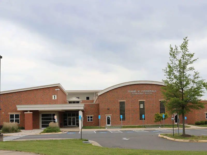Fitzgerald Elementary School building entrance
